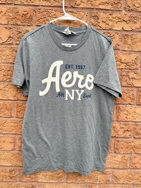 4/$25 • Aeropostale AERO NY Athletic Dept Gray T-Shirt